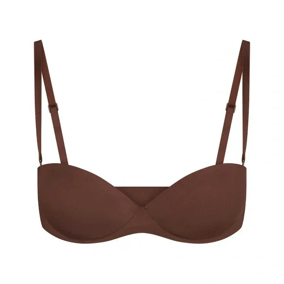 SKIMS ULTIMATE PUSH UP STRAPLESS BRA IN COCOA 34C - Picture 6 of 6